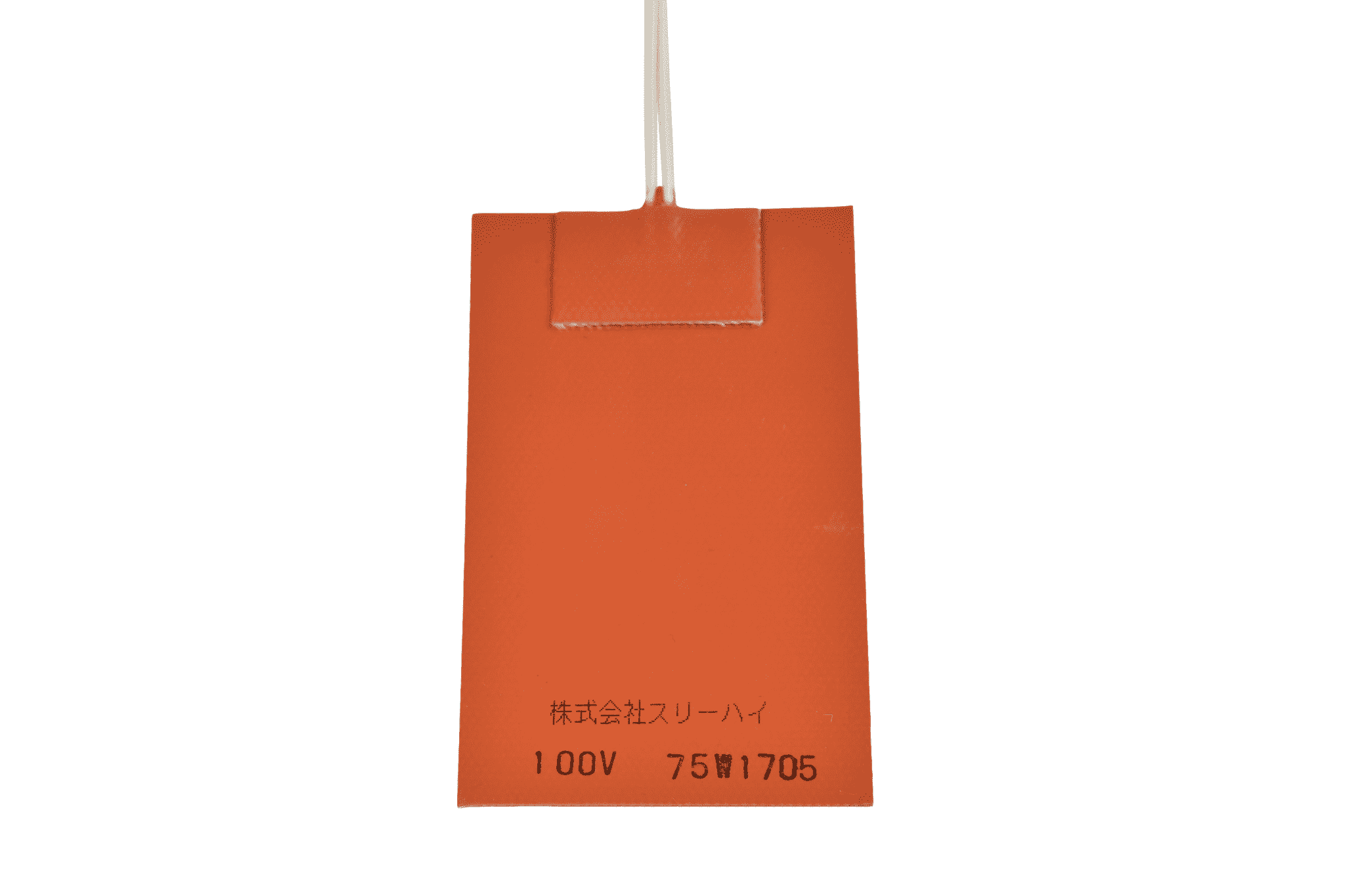 シリコーンラバーヒーター　SR100-75-75-125-P-L1