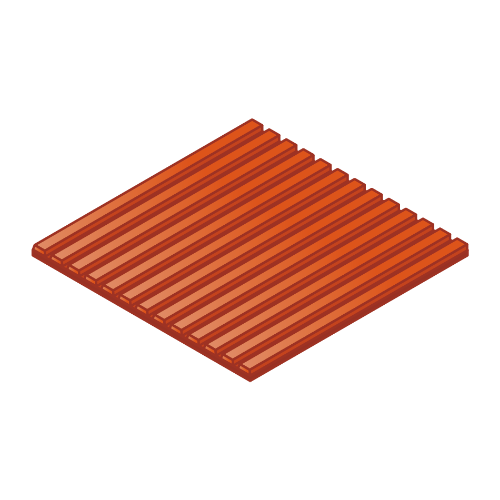 シリコーンスポンジ キャタピラーシート